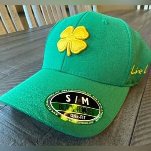 Black Clover Live Lucky - Top Golf Green & Yellow Baseball Hat Cap (NWT)